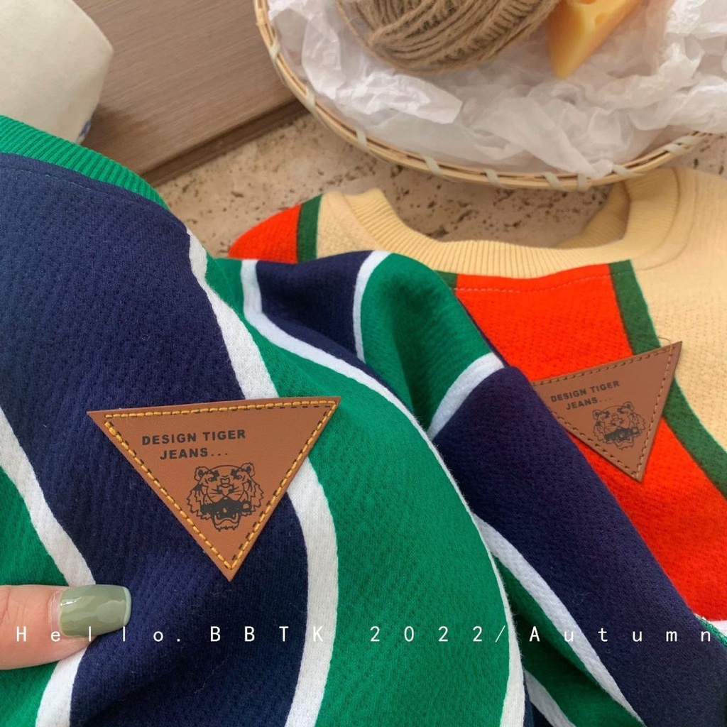 Áo Sweater Thời Trang Xuân Thu Phong Cách Hàn Quốc Mới Cho Bé Trai