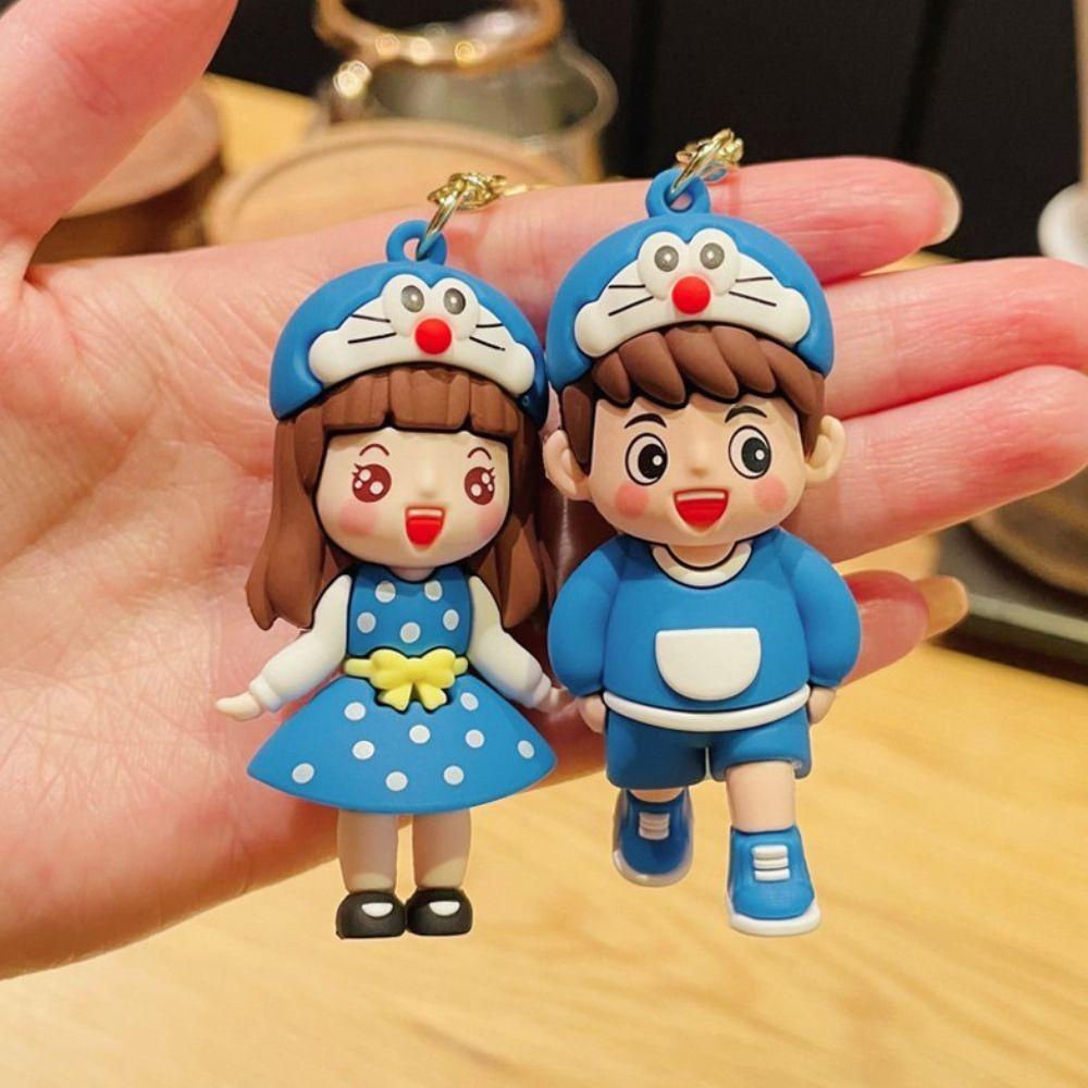 LANFY Móc Chìa Khóa Hình Doraemon Đáng Yêu