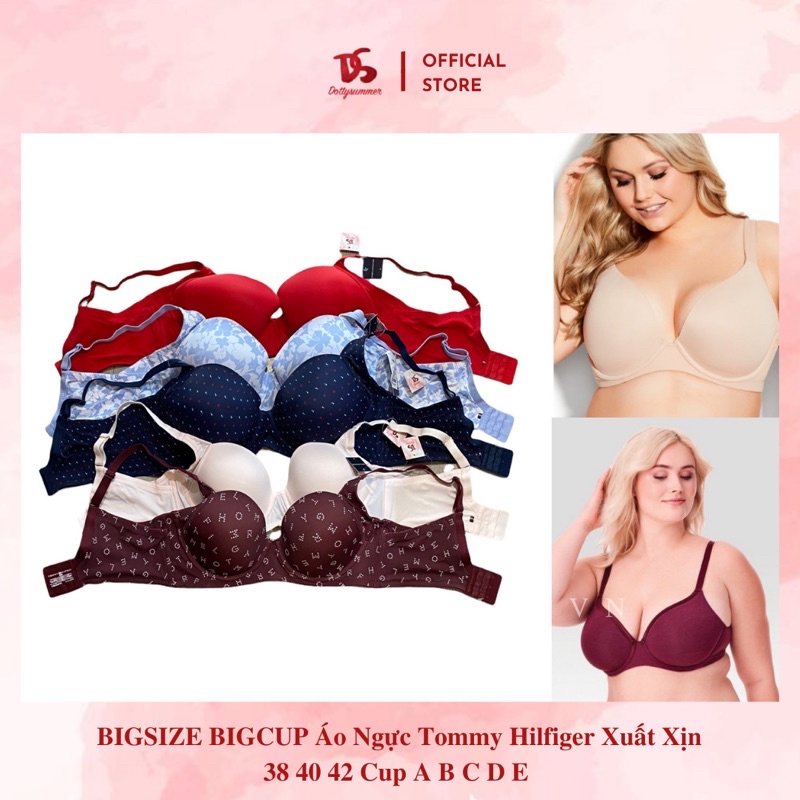 Áo Ngực Xuất Dư Sample Tommy Có Gọng Mỏng Nâng Đứng Ngực Tốt Chống Chảy Xệ 38C 38D 40B 40C 40D