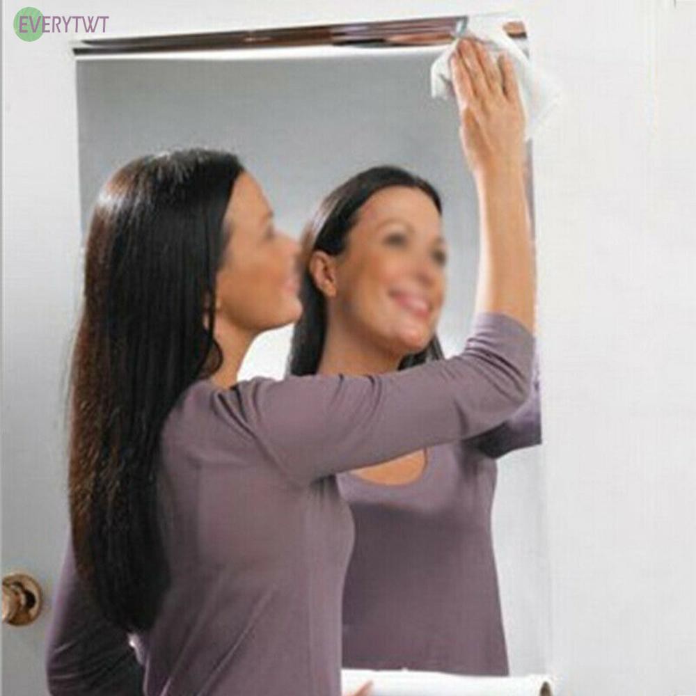 Gương dán tường hình chữ nhật trang trí nhà ở thanh lịch 100 / 200cm