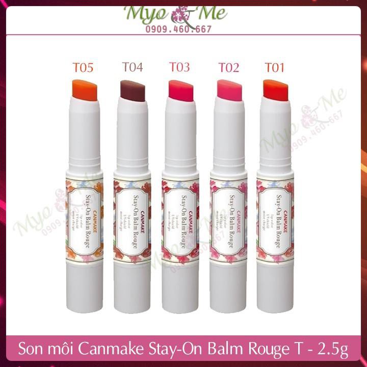Son dưỡng màu chống nắng Canmake Stay-On Balm Rouge