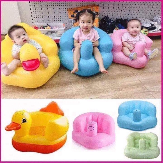 [Mã 157FMCGSALE giảm 8% đơn 500K] Ghế hơi tập ngồi cho bé BABY.