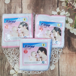 Combo 10 Khăn sữa cao cấp fany
