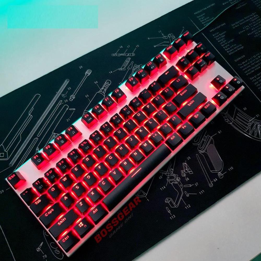 Bàn phím cơ E-DRA EK3087 - Siêu phẩm 2020 - Đèn led màu đỏ cực sang chảnh - Khung kim loại chống giật - Bảo hành 2 năm | BigBuy360 - bigbuy360.vn