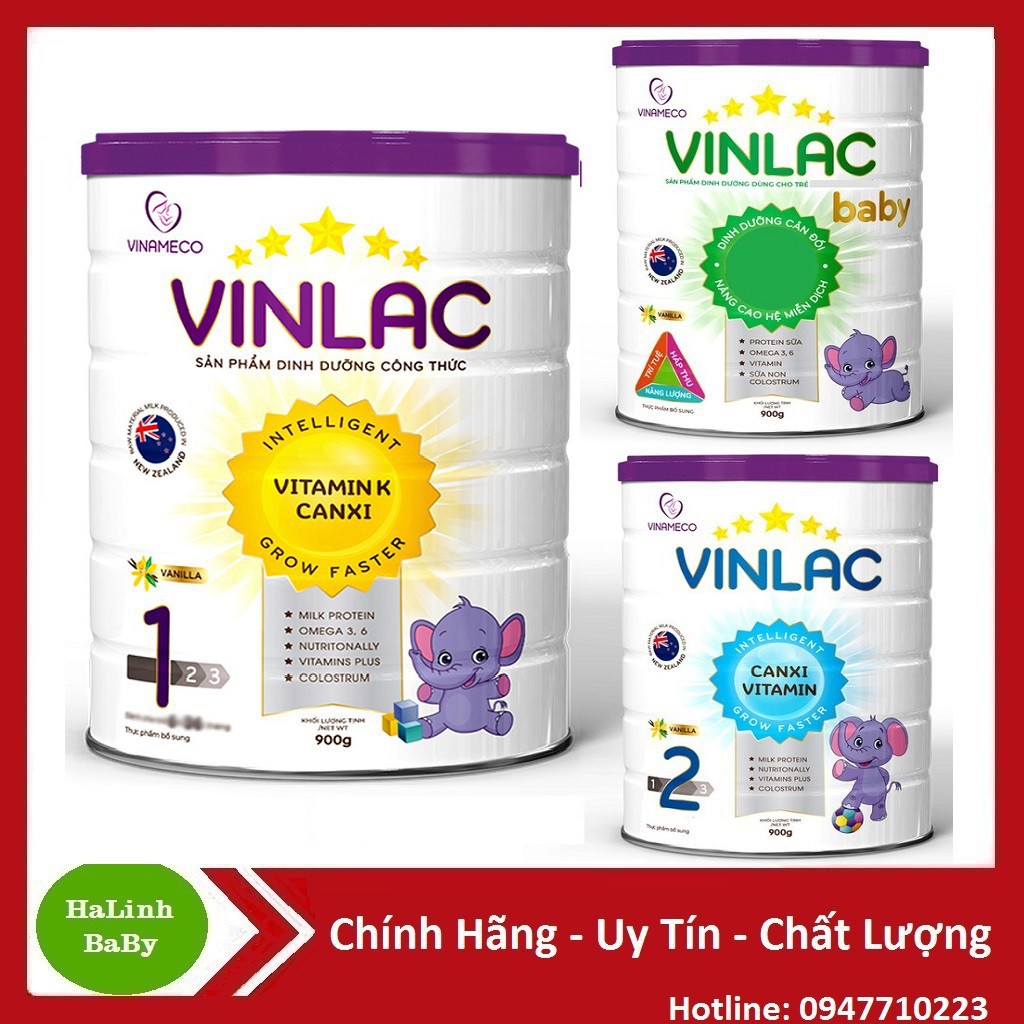 Sữa bột VINLAC 900 g sữa viện dinh dưỡng
