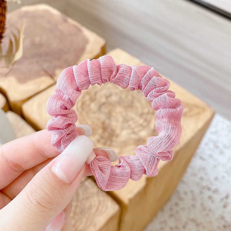 Dây Buộc Tóc Cao Su Màu Kẹo Đơn Giản Thời Trang Hàn Quốc Cho Nữ