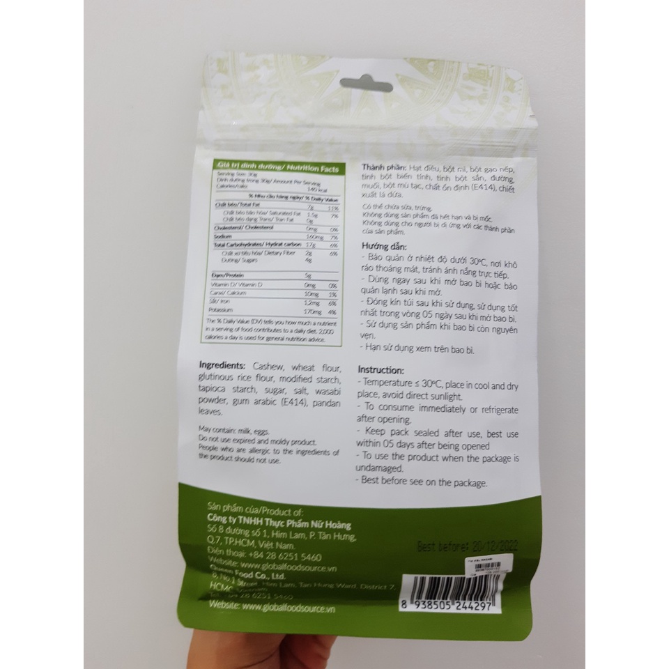 Hạt điều WASABI 200g (QT0019)