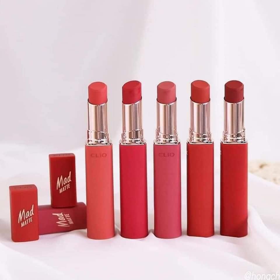 Son thỏi Mad Matte Stain Lips Clio 3,3g Các Màu Mới nhất