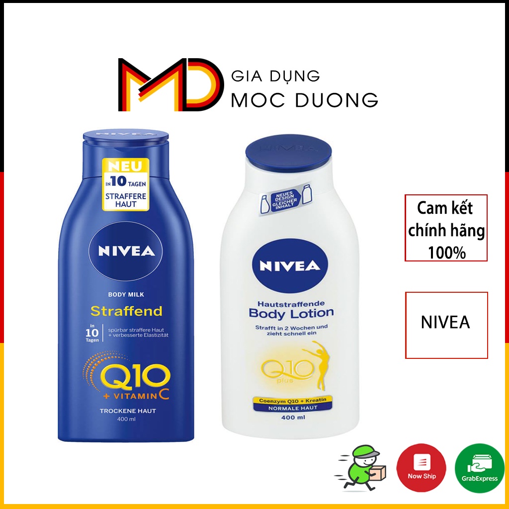 Sữa dưỡng thể Nivea Body Milk Q10 dung tích 400ml