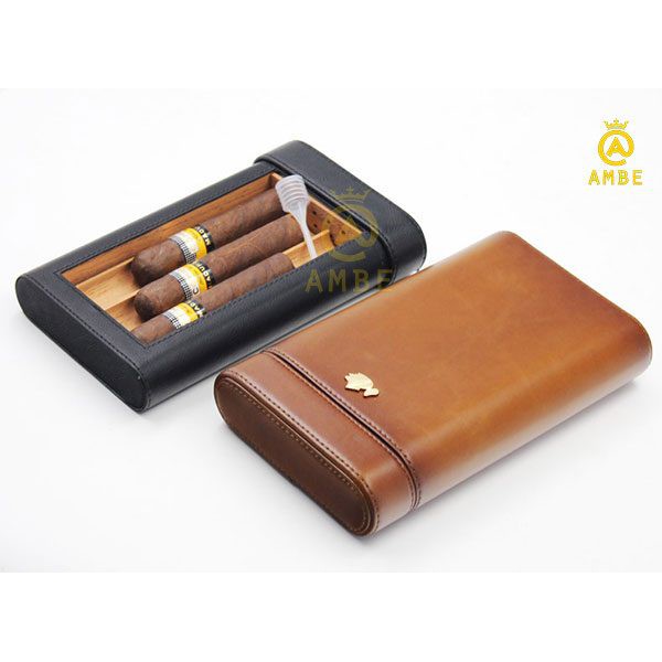 Bao da giữ ẩm xì gà 3 điếu Cohiba P380