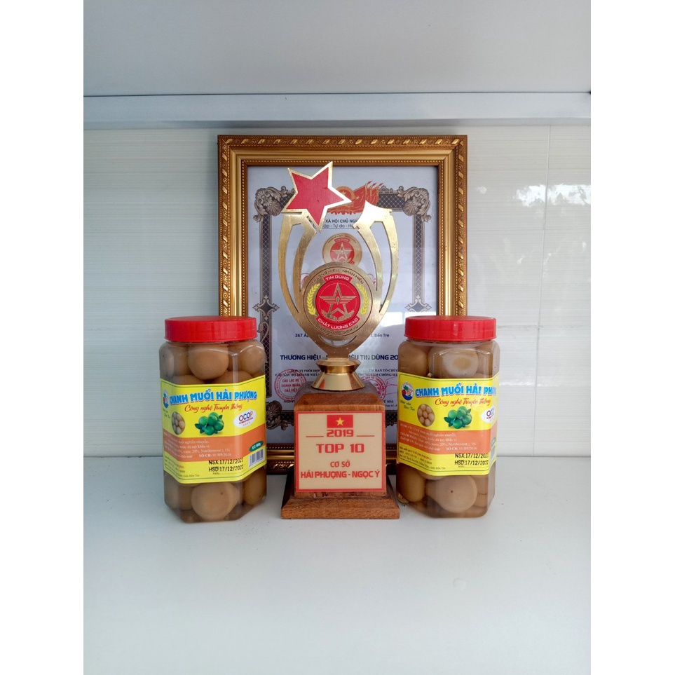 Chanh Muối Trái nắp đỏ Hải Phượng