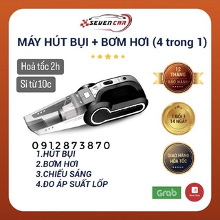 Máy hút bụi kèm bơm lốp ô tô - máy hút bụi ô tô