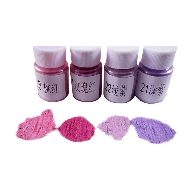 Set 4 Hộp Bột Kim Tuyến Lấp Lánh Dùng Để Trang Trí Móng Nghệ Thuật