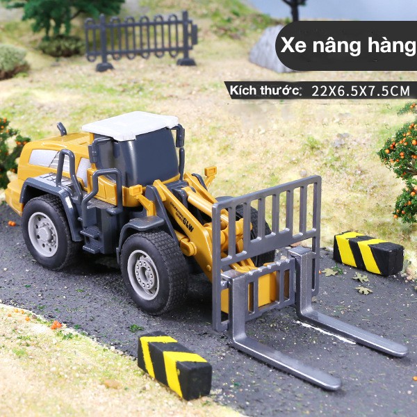 Tuyển tập xe đồ chơi mô hình công trình xây đựng cho bé bằng kim loại và nhựa (bản nâng cấp) đep và vô cùng bền bỉ