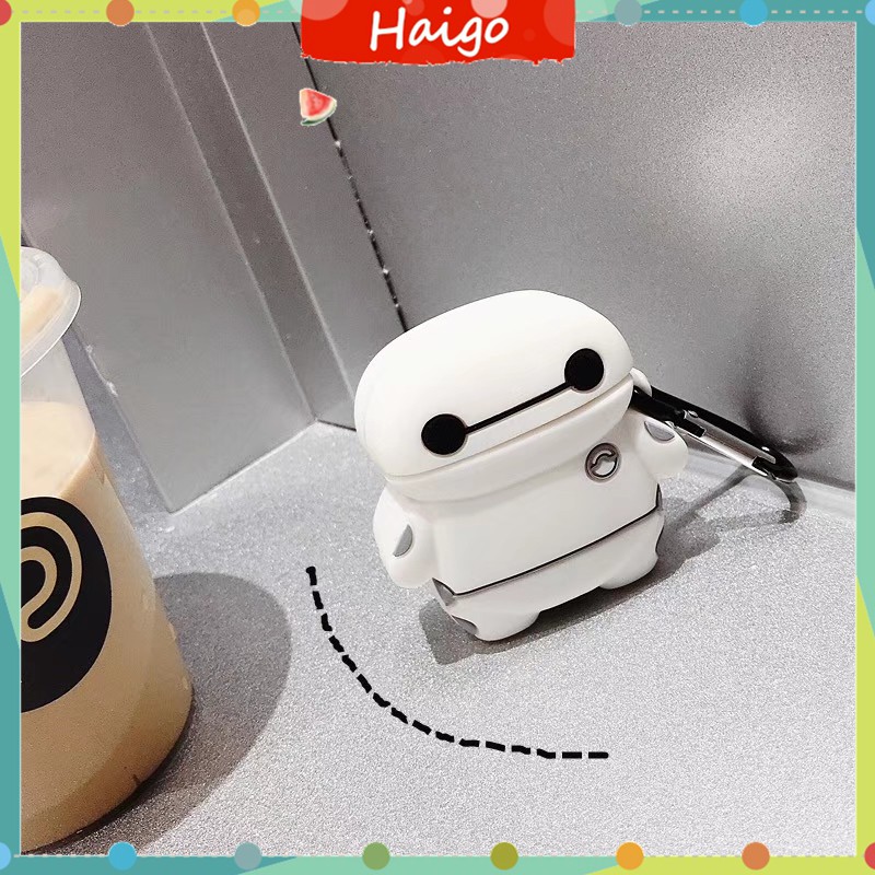Mềm Silicone Airpods - Disney Dễ thương Baymax Case phù hợp cho Apple Airpods #HG081