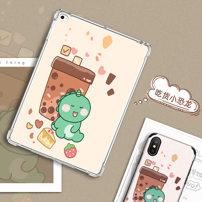 Ốp lưng máy tính bảng họa tiết hoạt hình có đệm khí chống rơi cho iPad Mini 1/2/3/4/5 Air 1/2/3 iPad Pro 11 2018 | BigBuy360 - bigbuy360.vn