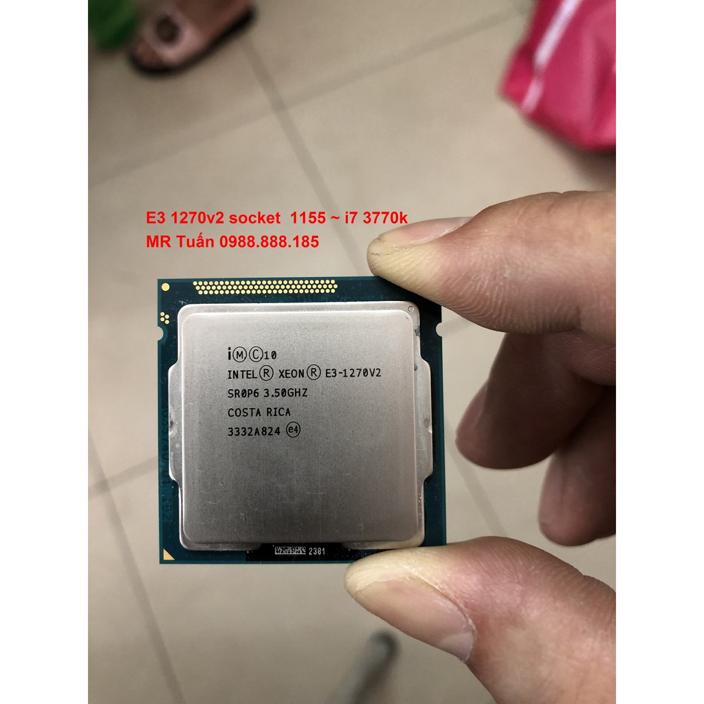 Bộ xử lý Intel® Xeon® E3-1270v2 8M bộ nhớ đệm, 3,50 GHz