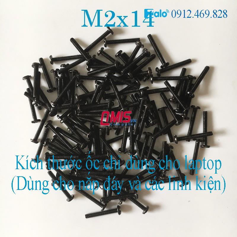 M2*14  - Ốc vít đáy laptop kích thước M2x14 M2 x 14 mm