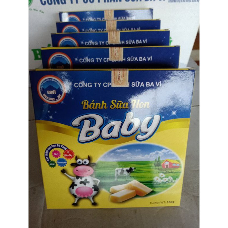 Combo 5 bánh sữa non baby