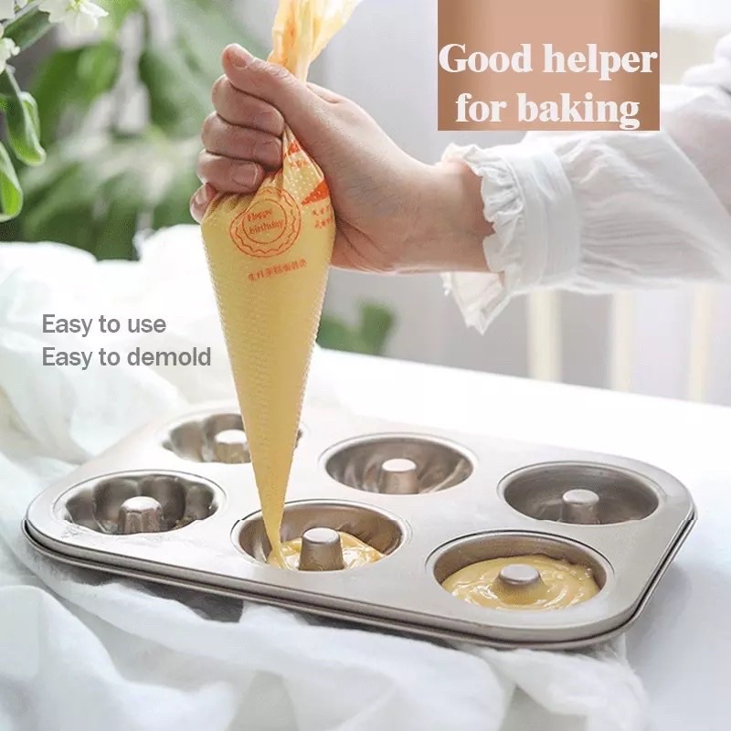Khuôn nướng bánh donut 6 ô chống dính hiệu Unibaker