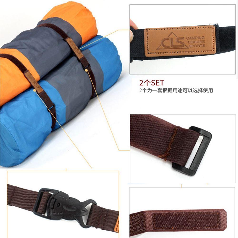 Set 2 Khóa Cà Vạt Tháo Gỡ Nhanh Dùng Khi Đi Du Lịch / Cắm Trại Ngoài Trời
