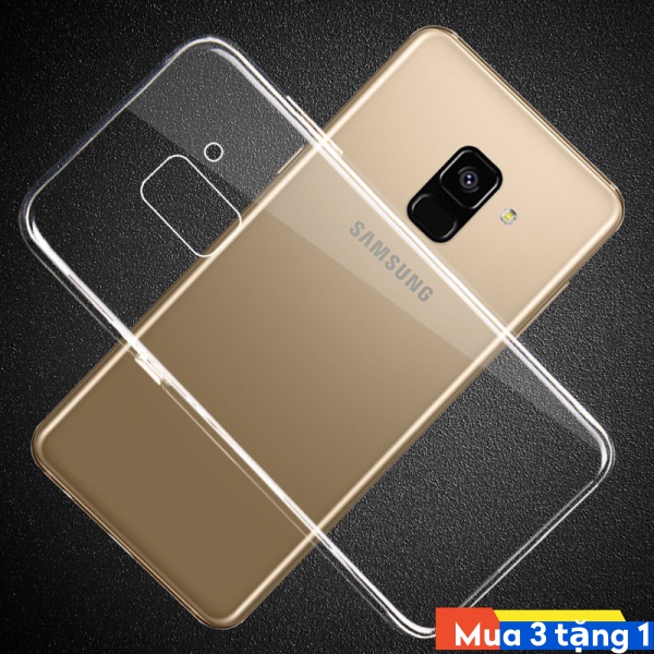 Ốp điện thoại trong suốt bằng PC cứng cho Samsung Galaxy A5 A6S A7 A8 A9 A9S A10S A20S A30S A42 NOTE 10 J2 Star Plus 2018