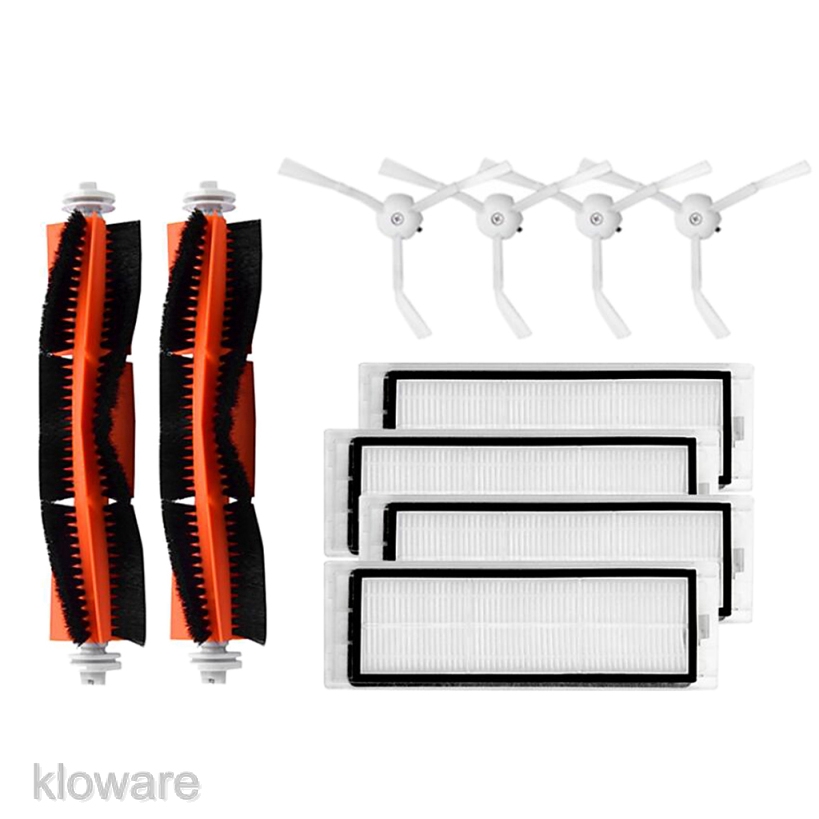 Bộ Lọc Chổi Chính &amp; Bàn Chải Bên Cho Máy Hút Bụi Xiaomi Mi Robot