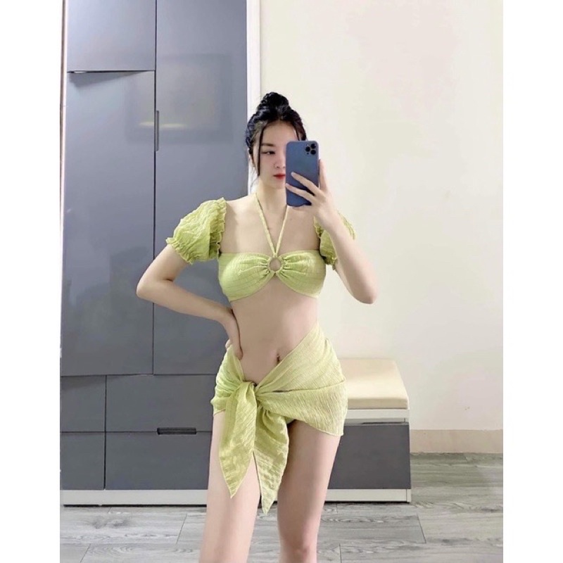 Set 3 Món Bikini Xốp Đi Biển (Ảnh thật 5 màu)