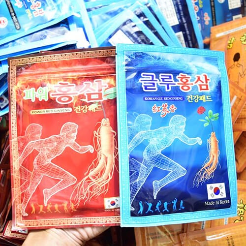 Cao dán hồng sâm xanh 20 MIẾNG Hàn Quốc