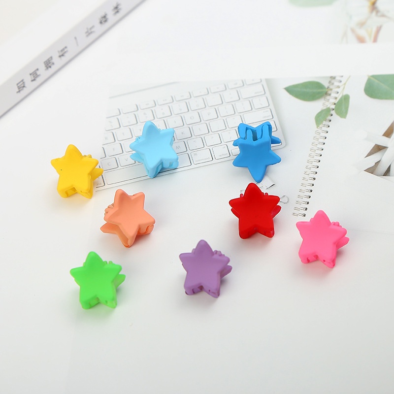 Set 50 kẹp tóc màu sắc ngọt ngào phong cách Hàn Quốc cho nữ