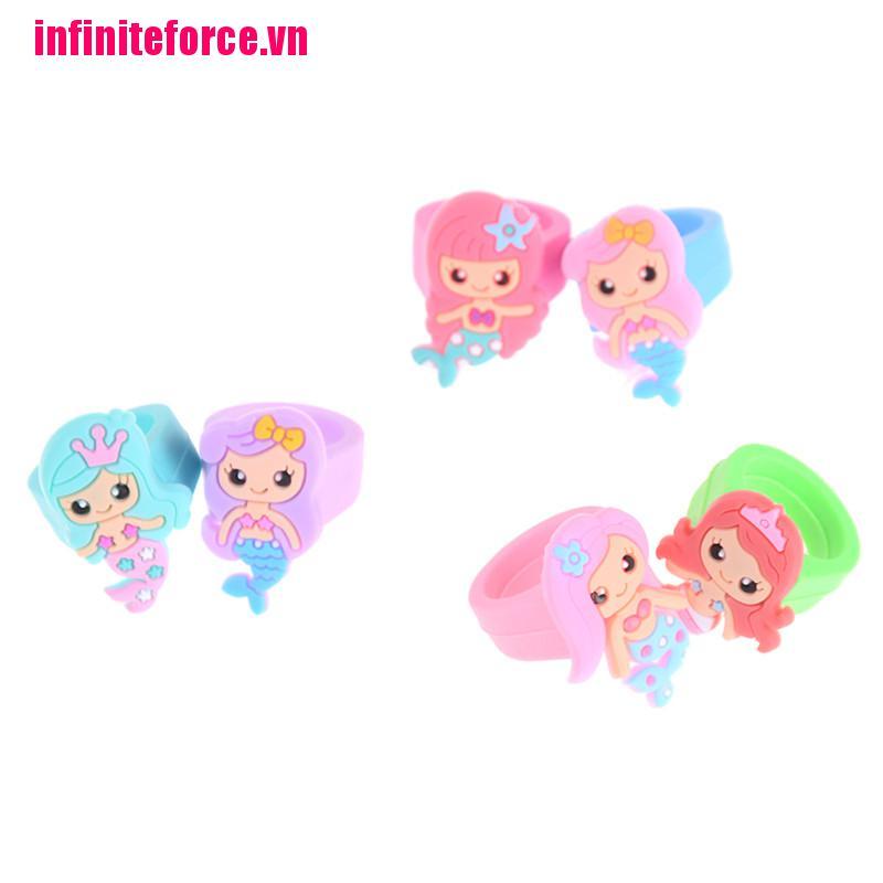 1 Nhẫn Nhựa Pvc Họa Tiết Cá Cho Nữ