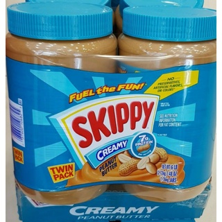 Bơ đậu phộng mịn skippy 1,36 kg.