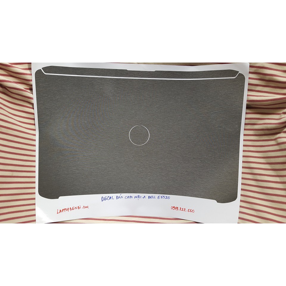 Decal dán Capo mặt A (capo) laptop Dell Latitude E5520 | decal dán mặt A laptop dell E5520