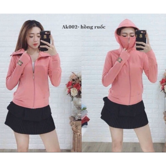 Áo khoác chống nắng 3 in 1 (có size 75kg mặc)