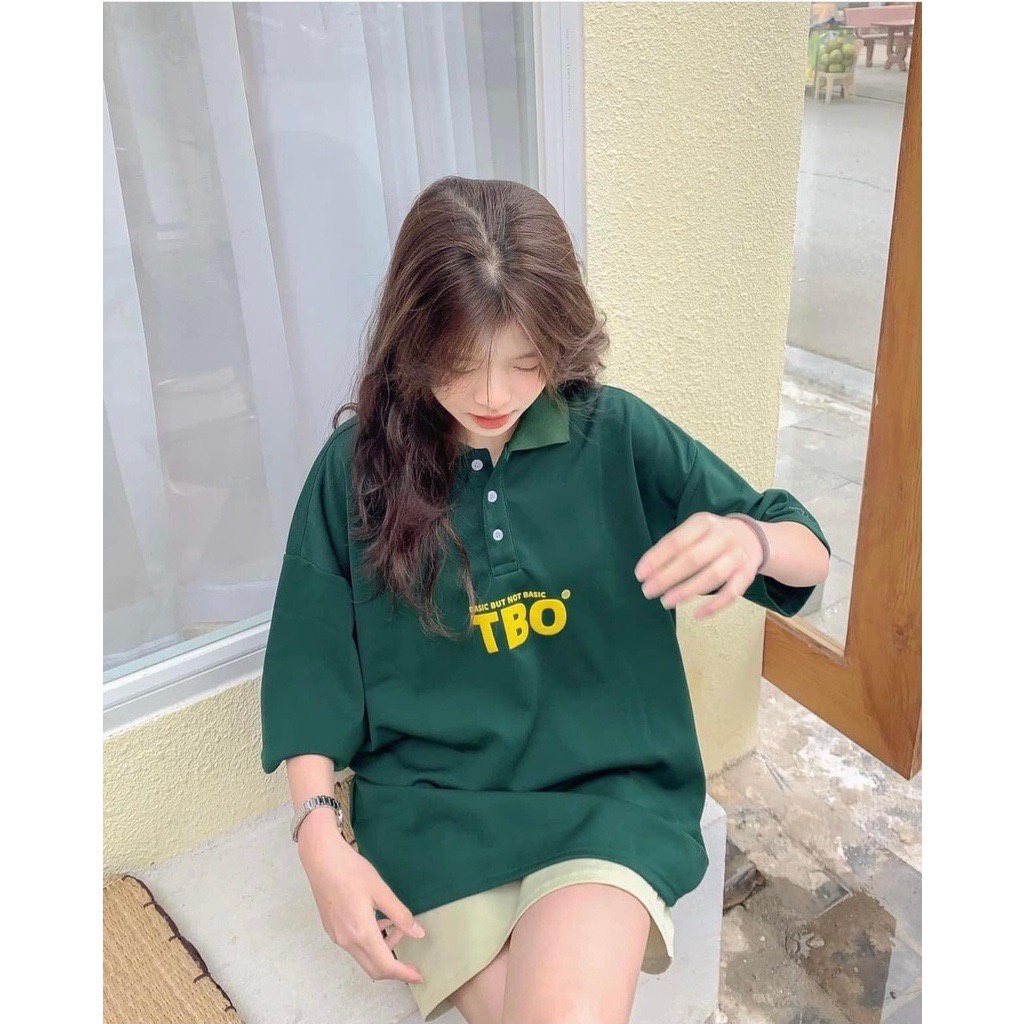 ÁO THUN POLO NAM NỮ UNISEX MÀU XANH LÁ CỰC HOTTREND - FORM CHUẨN ĐẸP