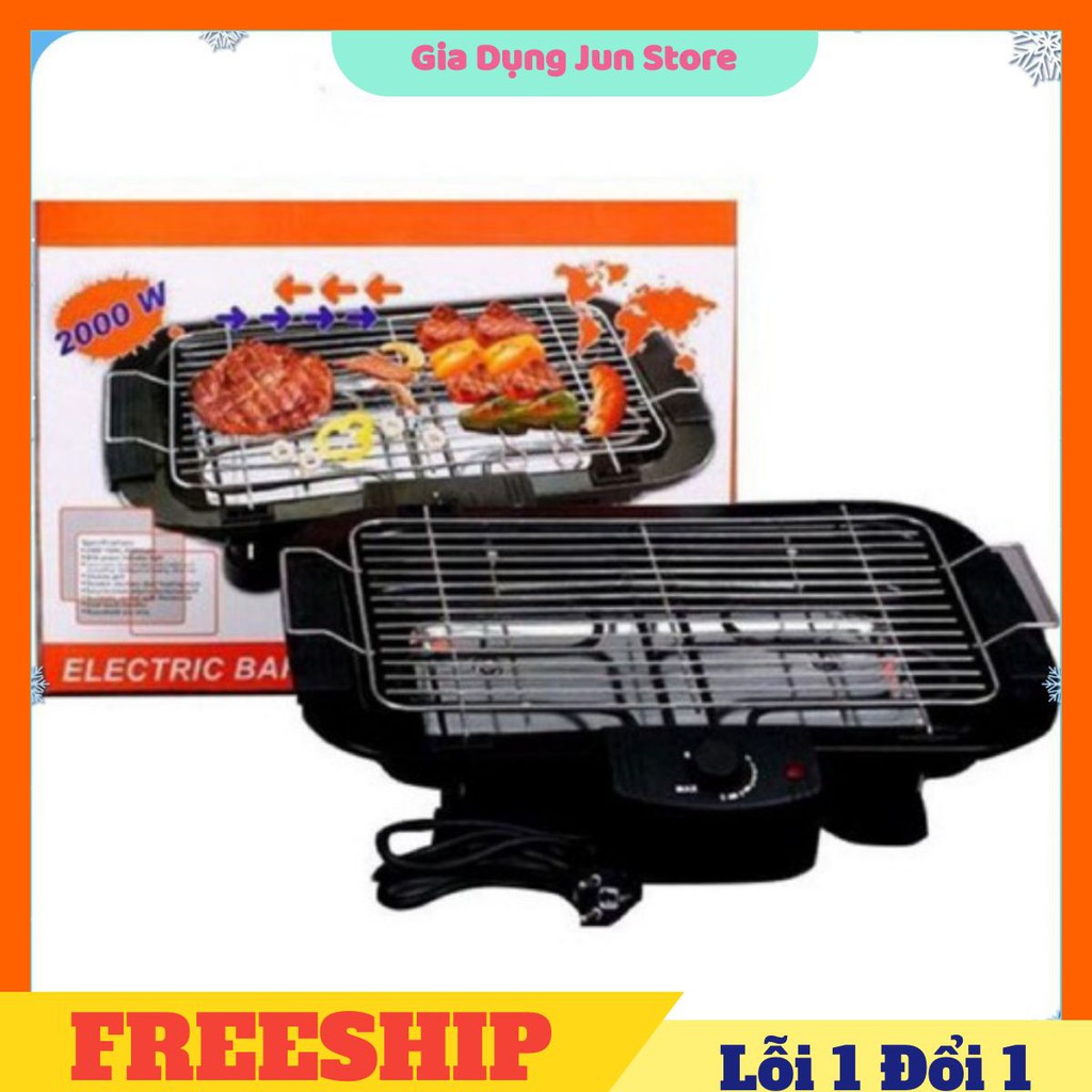 [Deal Hot] Bếp Nướng Điện Không Khói Electric Barbercue Grill Công Suất 2000W☘️ -Jun Store