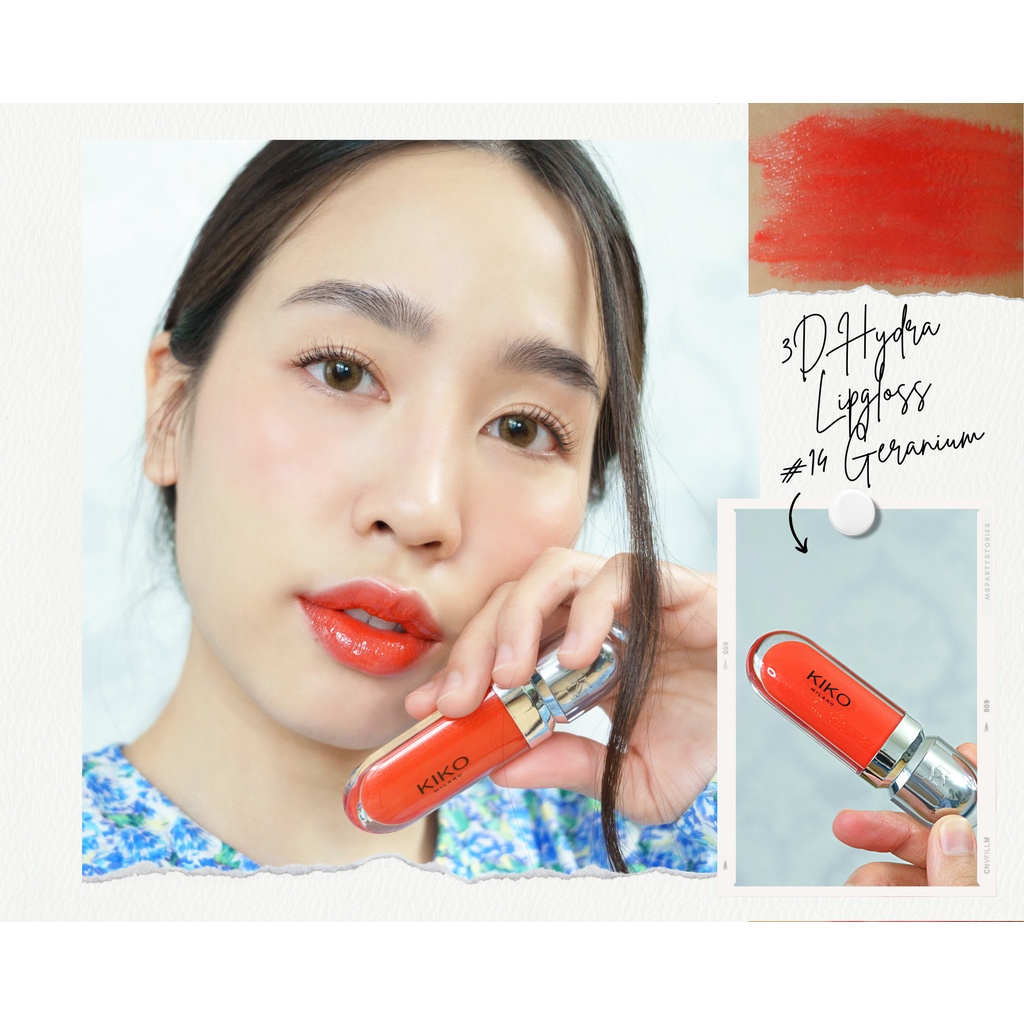 Son môi Kiko 3D Hydra Lipgloss Son bóng 3D siêu căng mọng thu hút mọi ánh nhìn màu 07-08-09-14-24-25-28-29-30 -VĐ