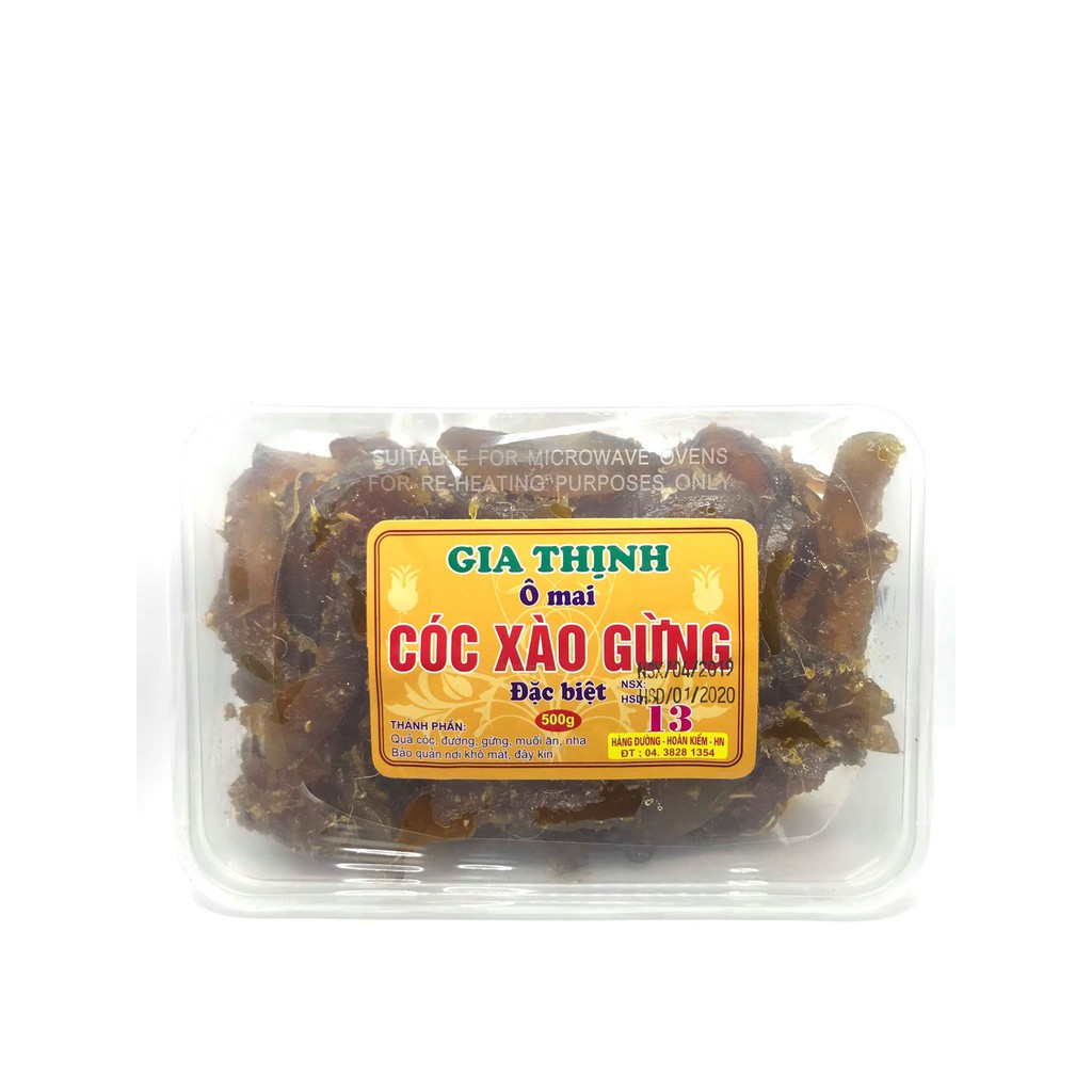 Ô mai cóc xào gừng 500gr Gia Thịnh Hà Nội