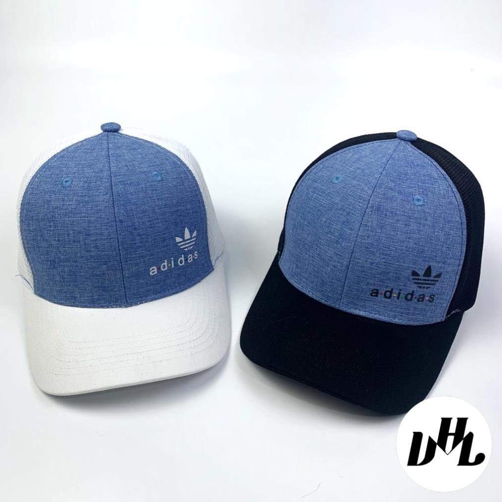 Mũ lưỡi trai ❤️ Nón kết jean add phối lưới thể thao thoáng mát thời trang nam nữ cao cấp