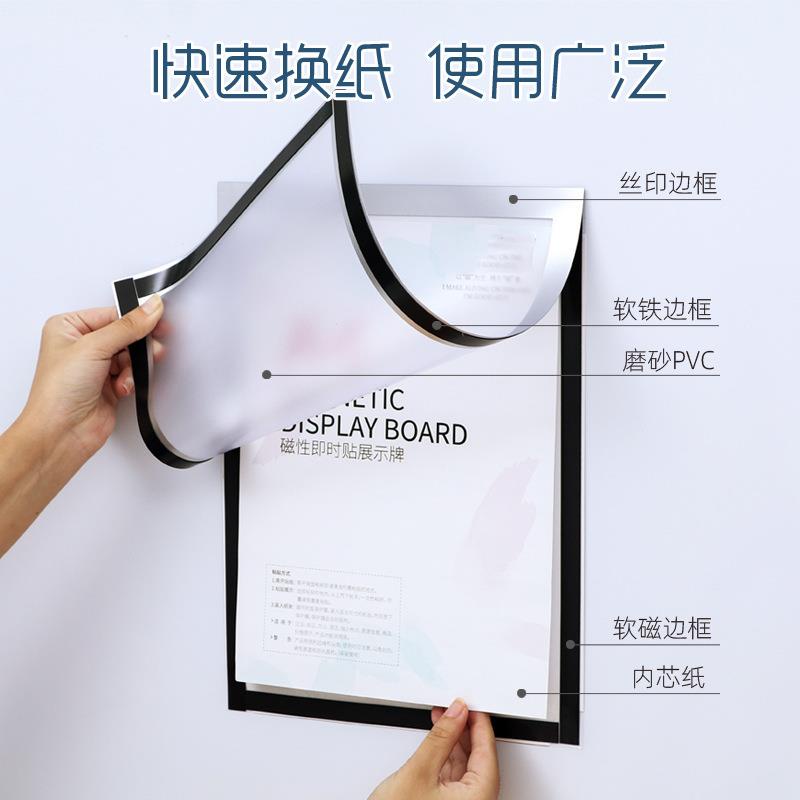 Hàng Mới Về Khung Ảnh Dán Tường Từ Tính Bằng pvc Trong Suốt Mờ Tự Dính Kiểu Khung Ảnh Doanh Nhân