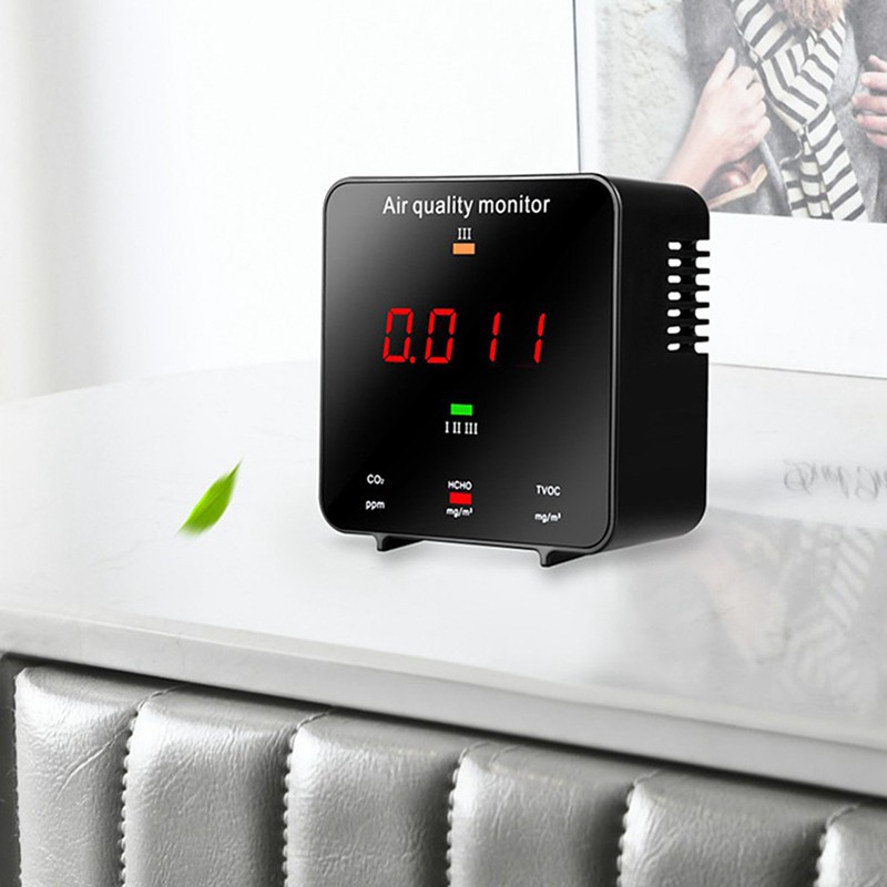 CO2 Meter Tester Household Air Quality Monitor Carbon Dioxide