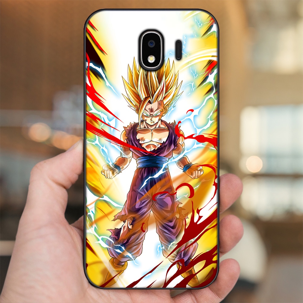 Ốp lưng Samsung J4 viền đen in hình Gohan Dragon Ball