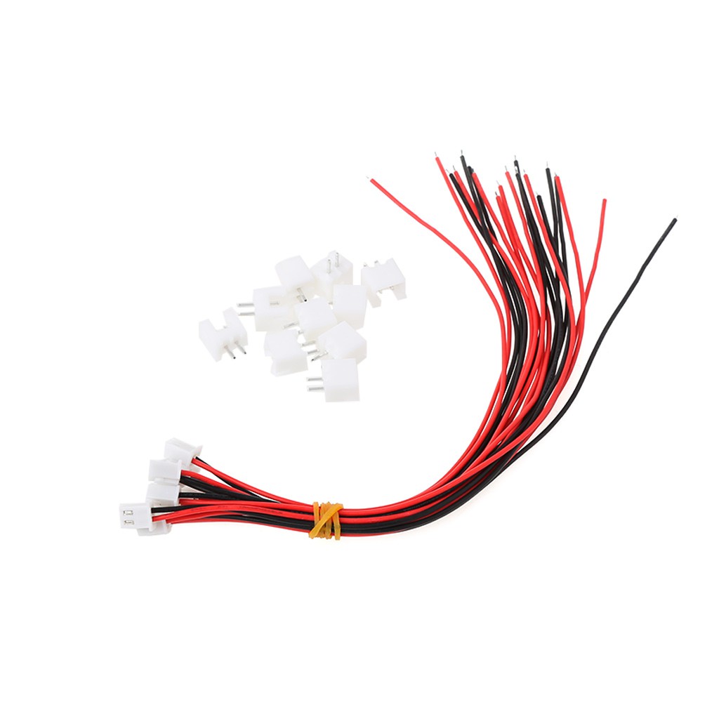 Set 10 dây cáp kết nối 24AWG JST XH2.54 2 Pin 20cm