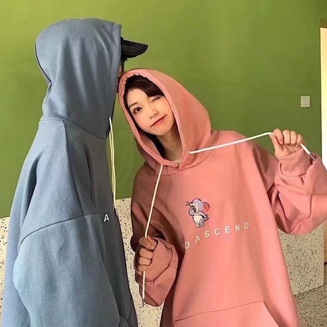 Áo hoodie dáng rộng thời trang cho cặp đôi