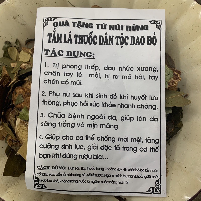Lá Tắm Dao Đỏ Sau Sinh - Chính Gốc Xã Tả Phìn - Sa Pa | Món Quà Thiên Nhiên Cho Các Mẹ Mau Phục Hồi Sức Khỏe
