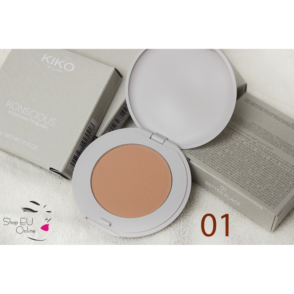 Phấn má kiko - Má hồng kiko Konscious Vegan Matte Blush - Kiko Milano - Italy