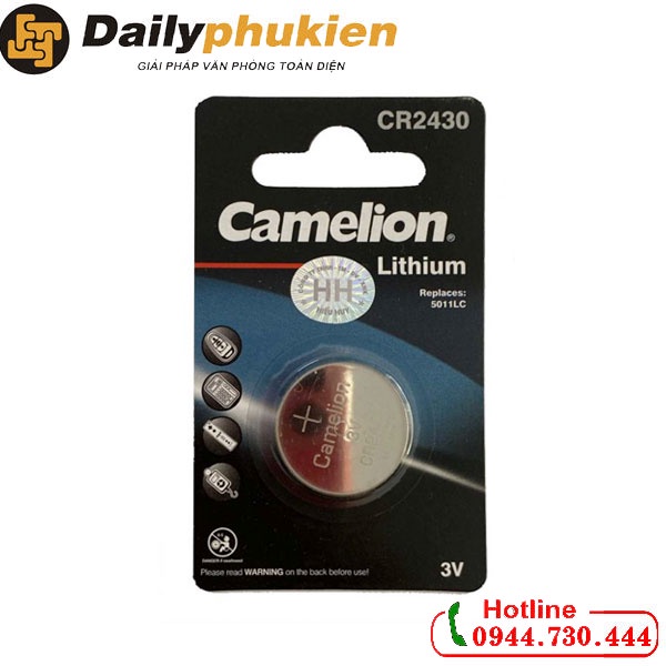 Pin Camelion CR2430-BP1 Lithium 3V dailyphukien