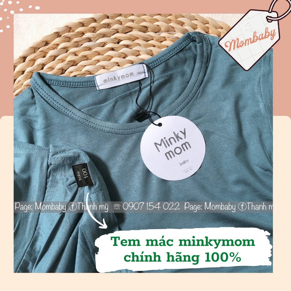 [Minkymom QC] BỘ DÀI MINKYMOM THUN LẠNH PETTIT CẠP CAO MẶC ĐIỀU HOÀ CHO BÉ (có sẵn)