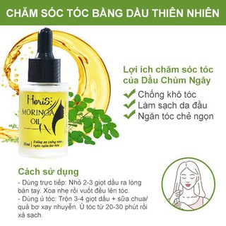 Dầu Kỳ Diệu Ép Lạnh 100% từ hạt chùm ngây già dưỡng da hỗ trợ chống lão hoá MoriS - 10ml-30ml