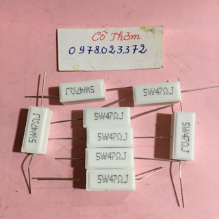 Trở sứ 5w-47 ohm j